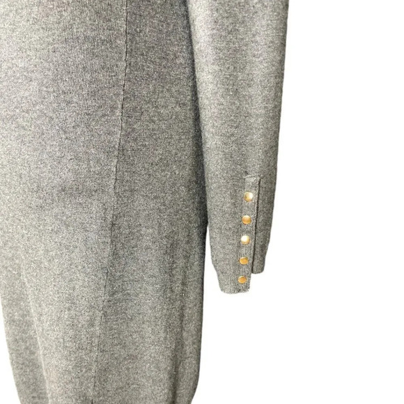 Zara Super Soft Bodycon Knit Sweater Mini Dress, Size Medium, Gray - Picture 3 of 4